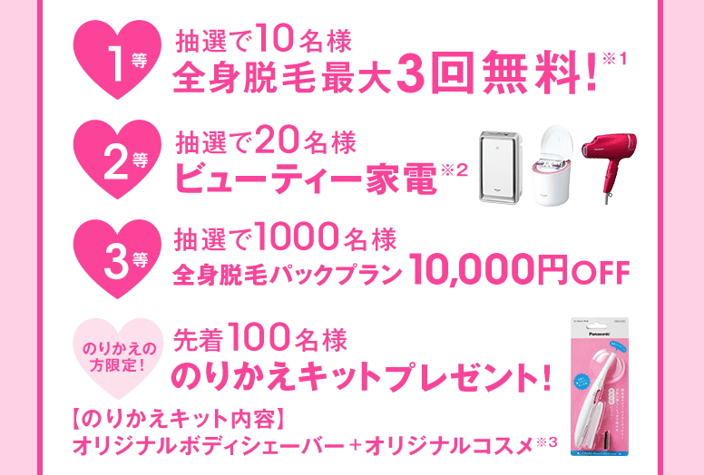 キレイモキャンペーン情報