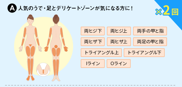 脱毛サロンミュゼ10月のキャンペーン うで・あし・VIO脱毛